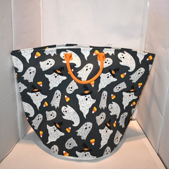 Mud Pie Halloween Collection Ghosts Tote Bag #94130897G NWT - Picture 3 of 5